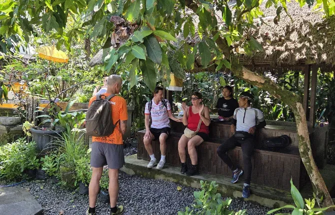 Coffee and tea tasting at a Balinese plantation in Bali